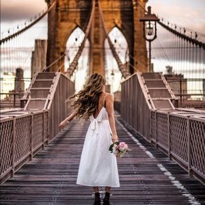 NWOT Zara Dress with Knot at the Back